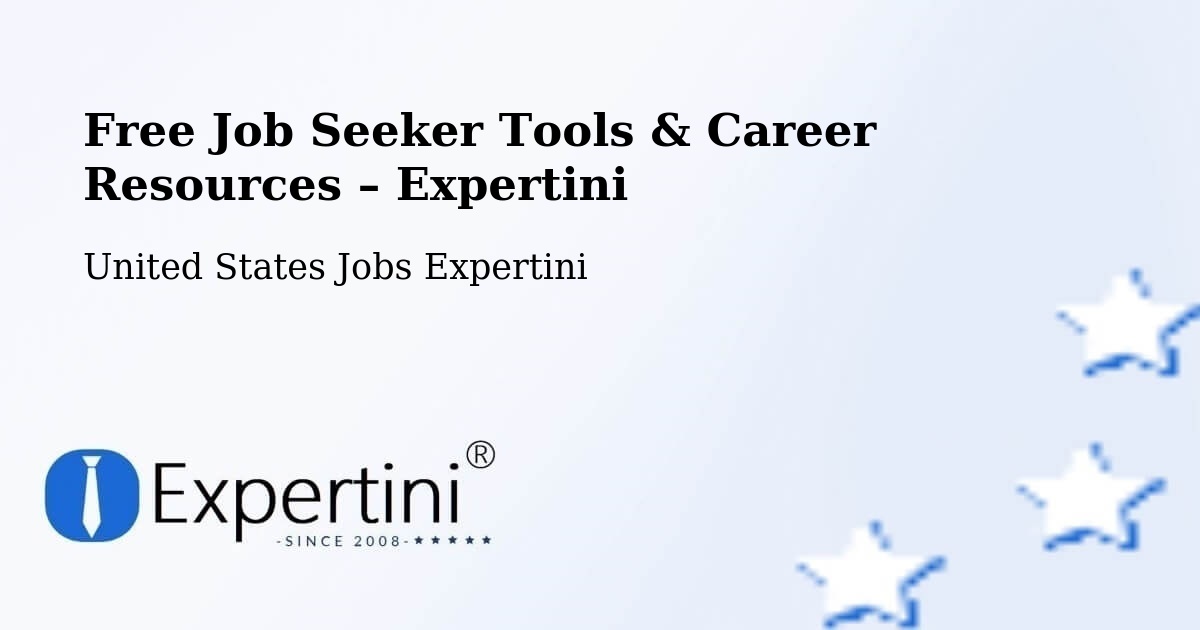 Free Job Seeker Tools & Career Resources – Menasha - Menasha, United States Jobs Expertini